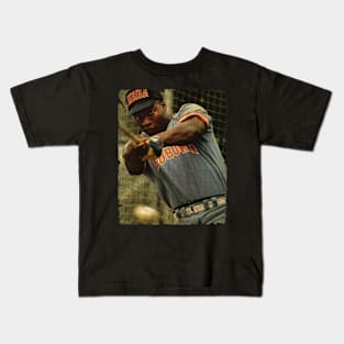 Bo Jackson in Auburn Tigers baseball Kids T-Shirt